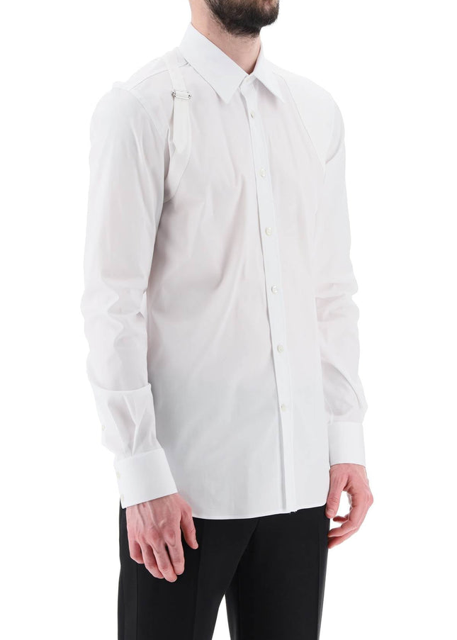 Alexander Mcqueen stretch cotton harness shirt