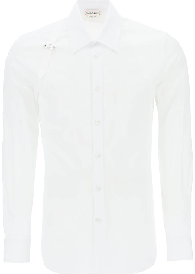 Alexander Mcqueen stretch cotton harness shirt