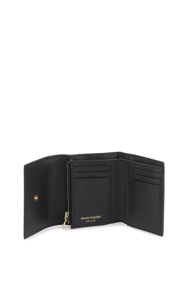 Alexander mcqueen compact skull wallet-women > accessories > wallets & small leather goods > wallets-Alexander Mcqueen-Urbanheer