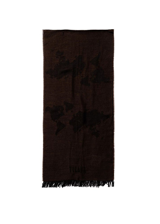 Alviero Martini Prima Classe Brown Viscose Scarf