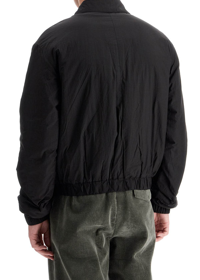 Ami Alexandre Matiussi crumpled canvas bomber jacket