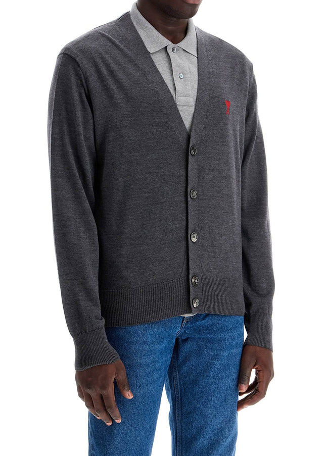 Ami Alexandre Matiussi extrafine merino wool cardigan