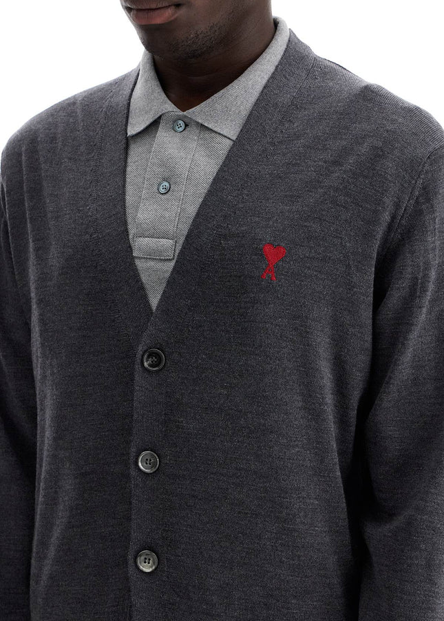 Ami Alexandre Matiussi extrafine merino wool cardigan