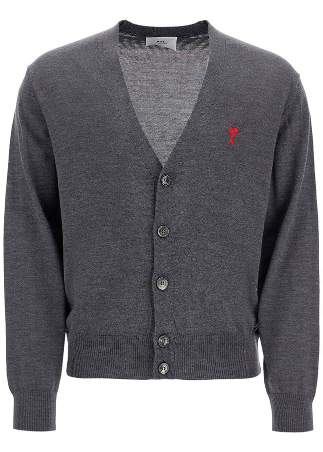 Ami Alexandre Matiussi extrafine merino wool cardigan