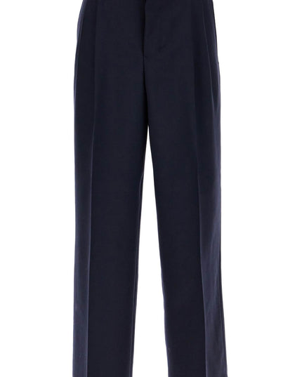 Ami Alexandre Matiussi large fit wool gabardine trousers