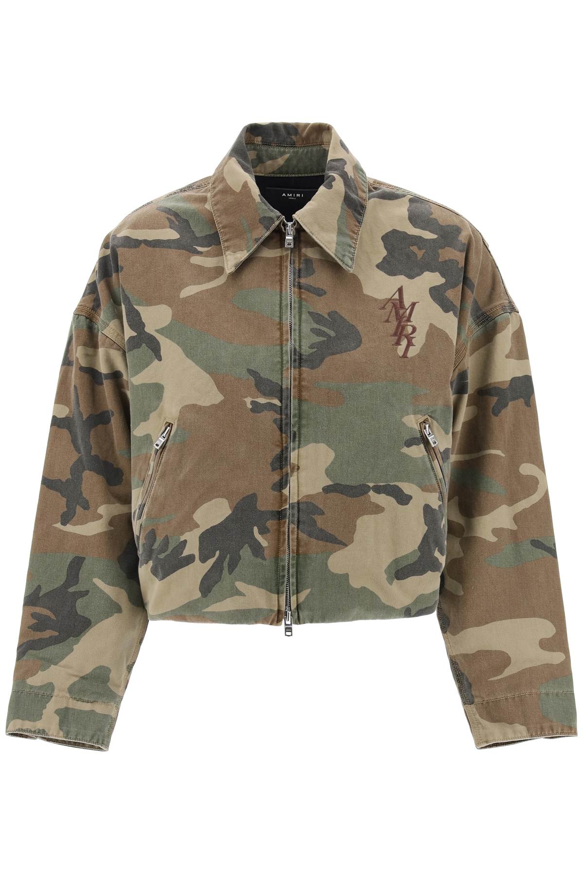 Amiri "workwear style camouflage jacket-women > clothing > jackets > casual jackets-Amiri-s-Khaki-Urbanheer