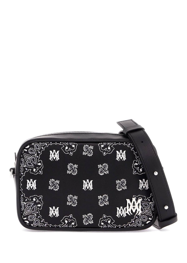 Amiri 'bandana embroidered camera bag with