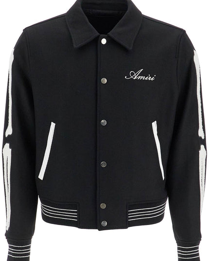 Amiri bones varsity jacket