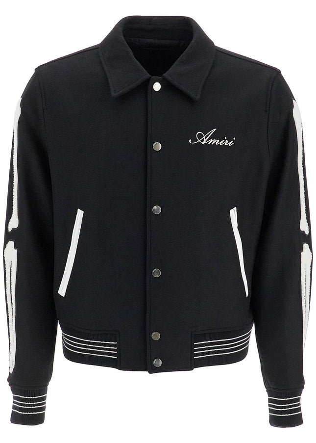 Amiri bones varsity jacket