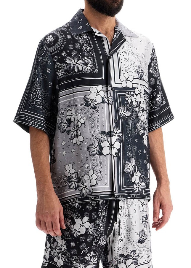 Amiri bowling shirt with bandana