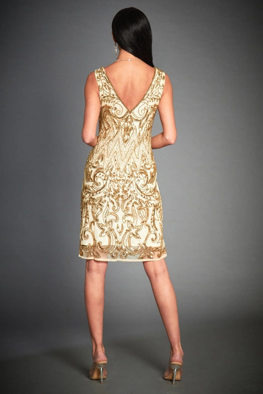 Angie Gold Flapper Party Dress