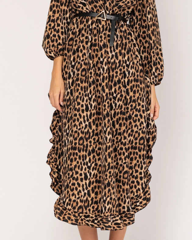 Animal print dress