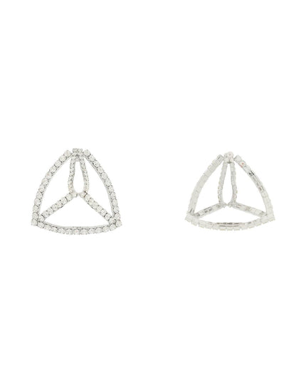 Area 'crystal pyramid' earrings-women > accessories > jewellery > earrings-Area-os-Silver-Urbanheer