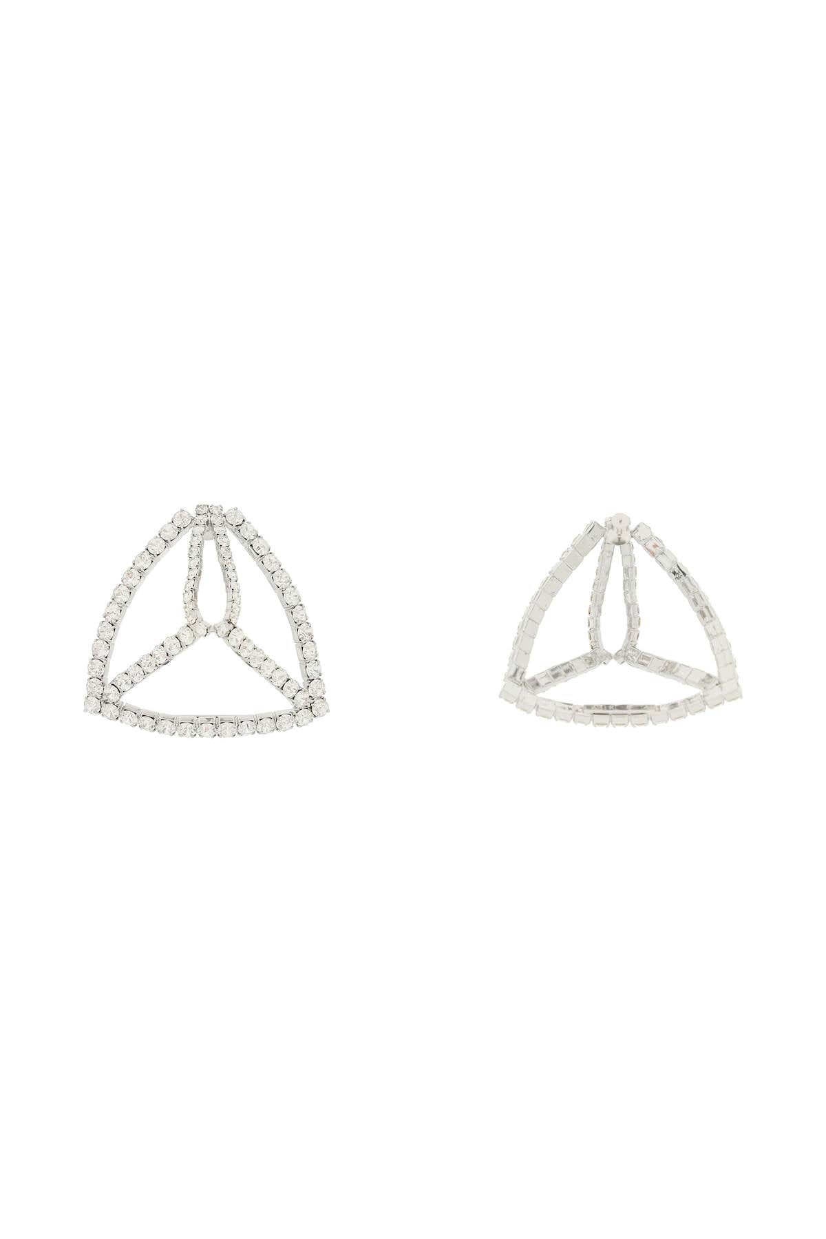 Area 'crystal pyramid' earrings-women > accessories > jewellery > earrings-Area-os-Silver-Urbanheer