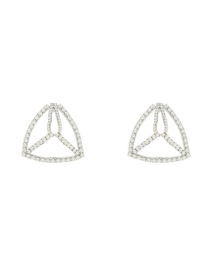 Area 'crystal pyramid' earrings-women > accessories > jewellery > earrings-Area-os-Silver-Urbanheer