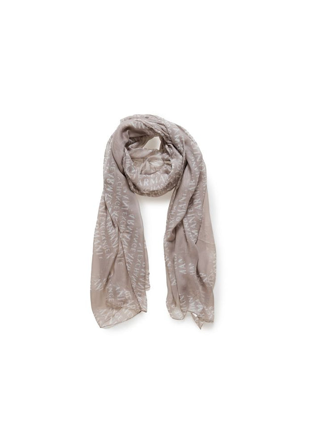 Armani Exchange Beige Modal Scarf