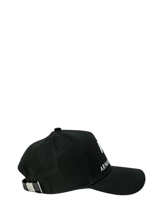 Armani Exchange Black Cotton Hats & Cap