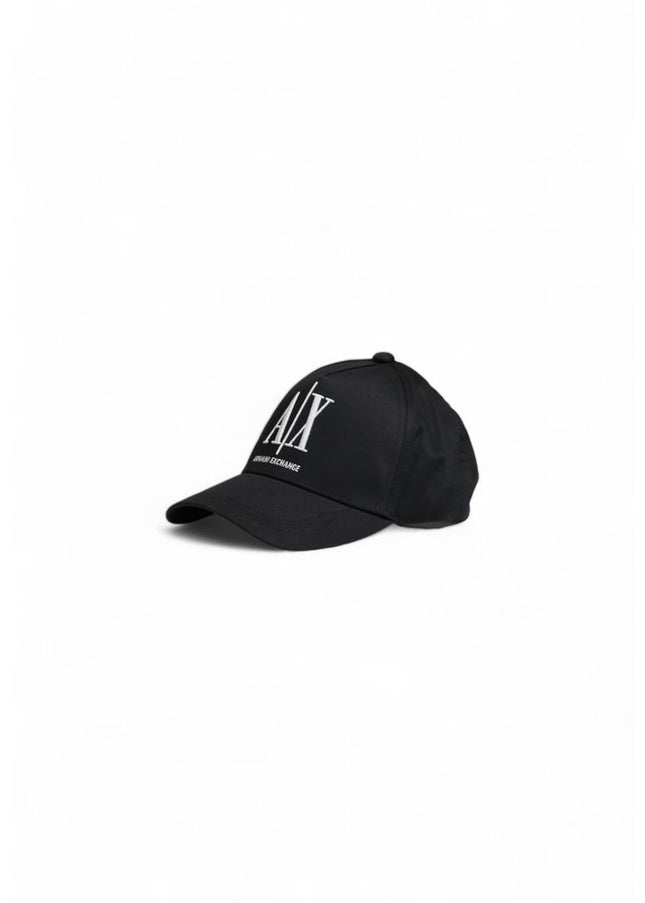 Armani Exchange Black Cotton Hats & Cap