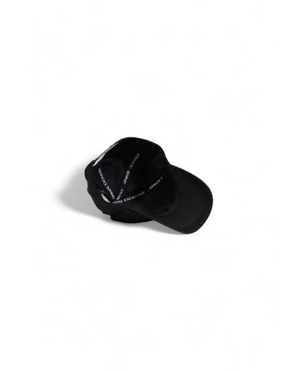 Armani Exchange Black Cotton Hats & Cap