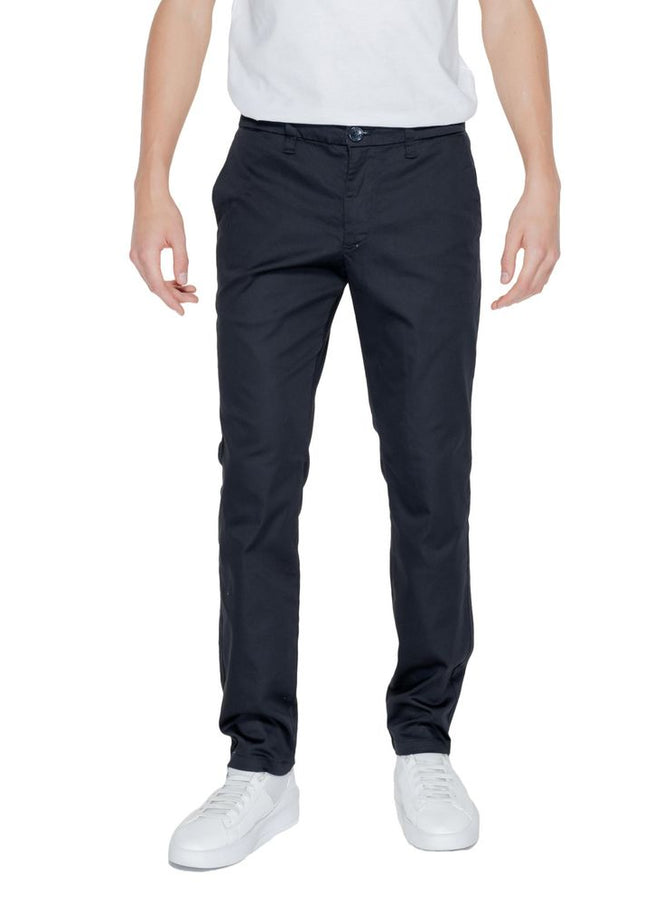 Armani Exchange Black Cotton Jeans & Pant