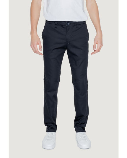 Armani Exchange Black Cotton Jeans & Pant