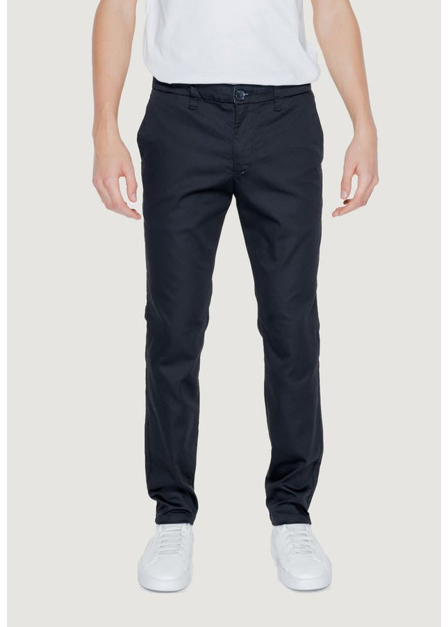 Armani Exchange Black Cotton Jeans & Pant