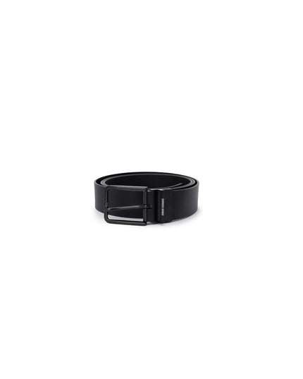 Armani Exchange Black Leather Belt