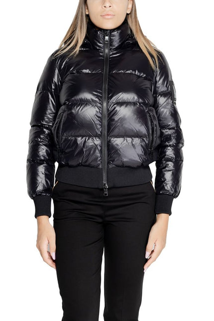 Armani Exchange Black Polyamide Jackets & Coat