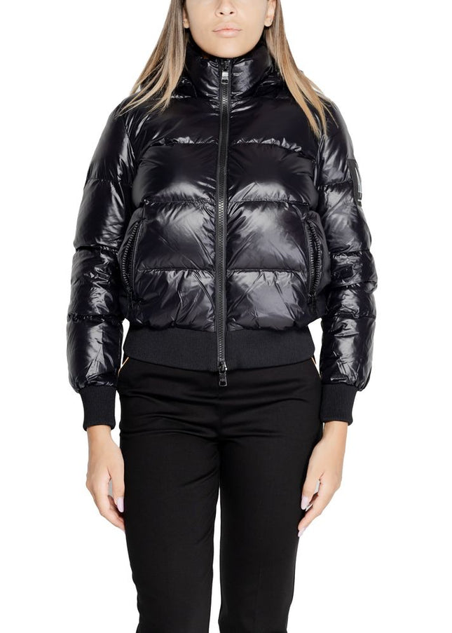 Armani Exchange Black Polyamide Jackets & Coat