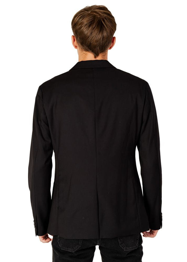 Armani Exchange Black Polyester Blazer