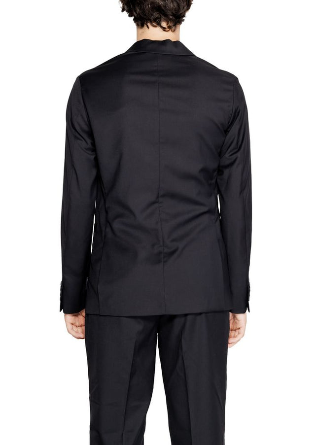 Armani Exchange Black Polyester Blazer