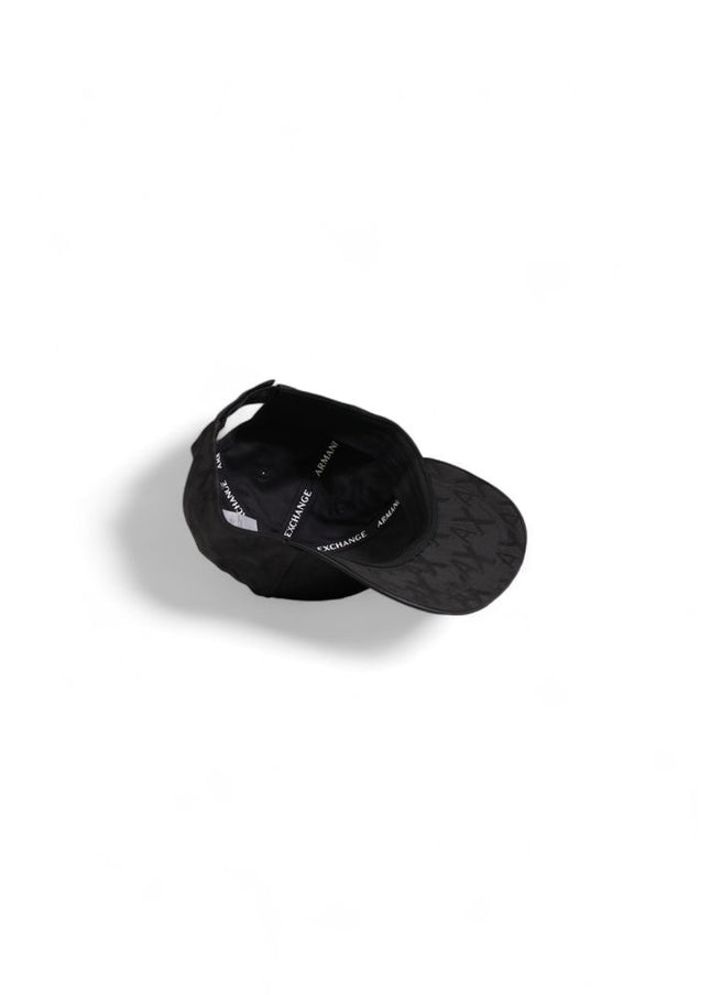 Armani Exchange Black Polyester Hats & Cap