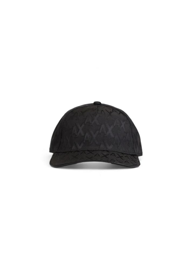 Armani Exchange Black Polyester Hats & Cap