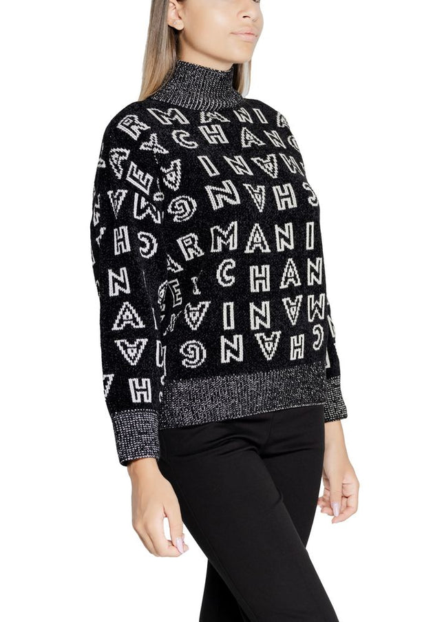 Armani Exchange Black Polyester Sweater