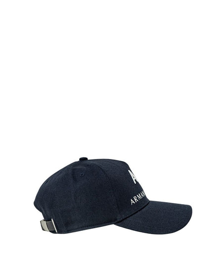 Armani Exchange Blue Cotton Hats & Cap