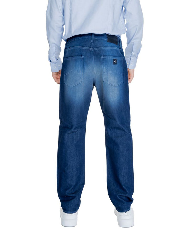 Armani Exchange Blue Cotton Jeans & Pant