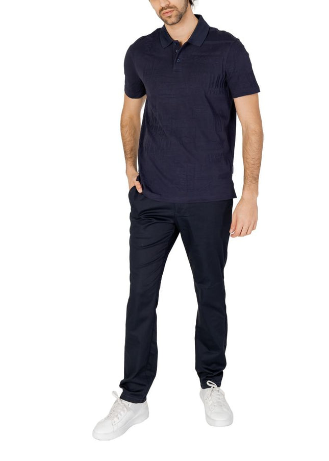 Armani Exchange Blue Cotton Jeans & Pant