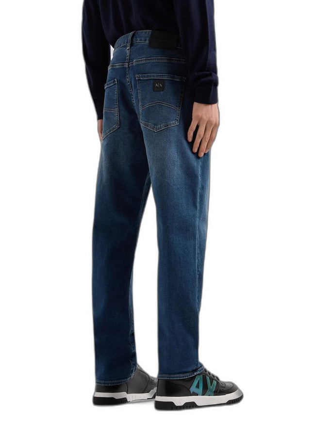 Armani Exchange Blue Cotton Jeans & Pant