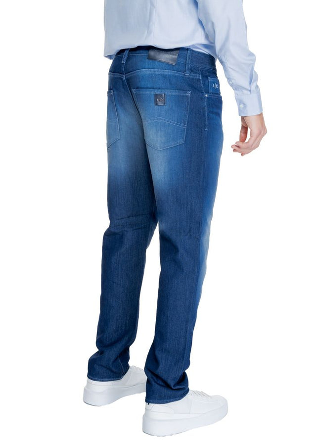 Armani Exchange Blue Cotton Jeans & Pant