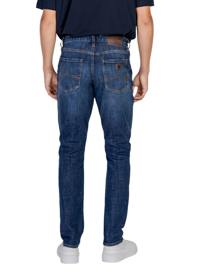 Armani Exchange Blue Cotton Jeans & Pant