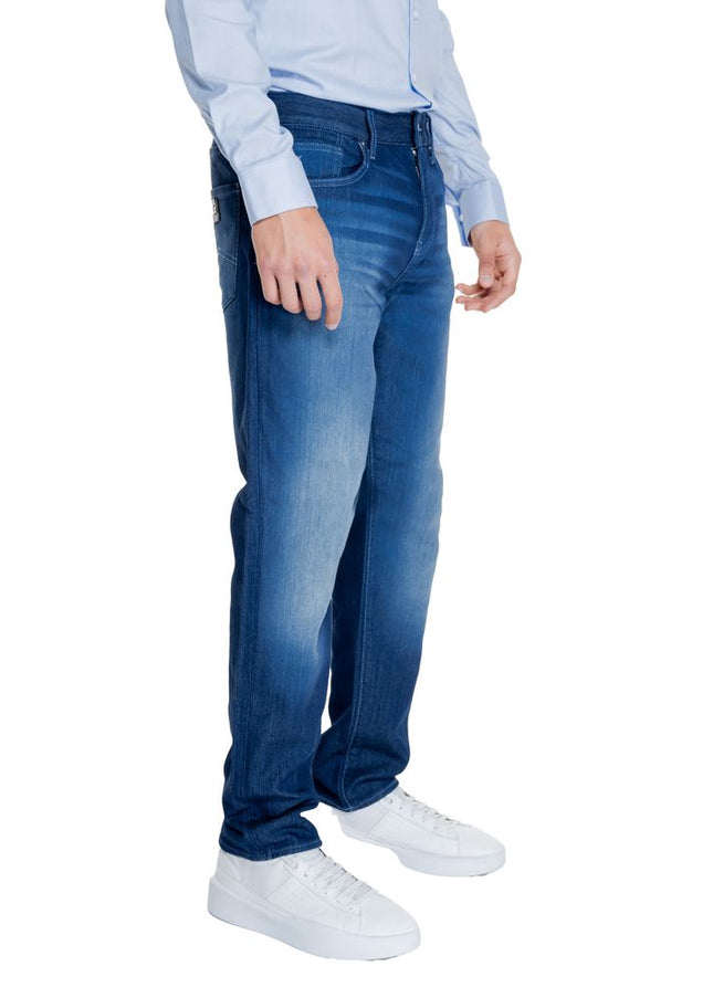 Armani Exchange Blue Cotton Jeans & Pant