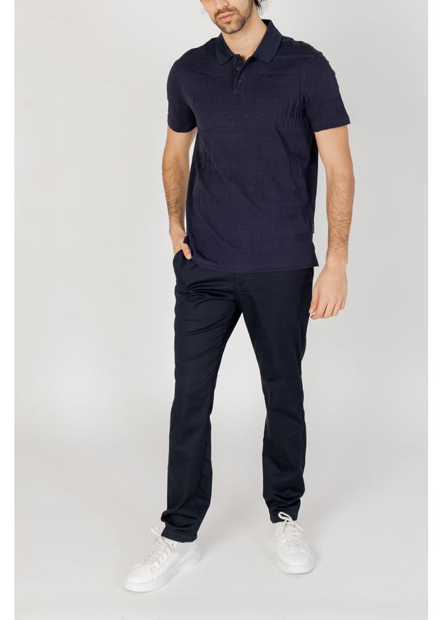 Armani Exchange Blue Cotton Jeans & Pant