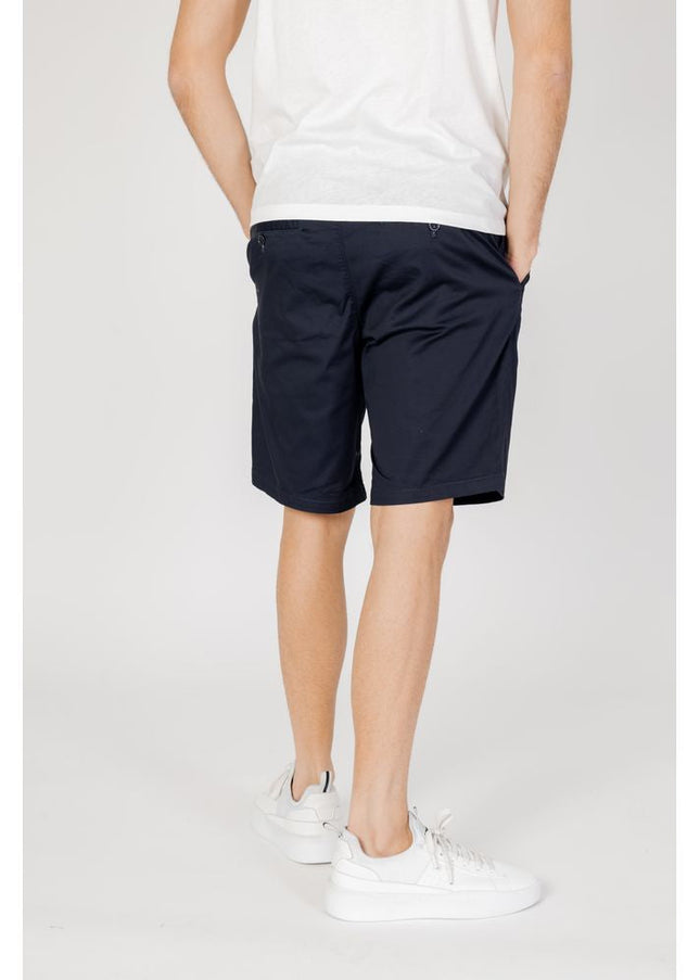 Armani Exchange Blue Cotton Short