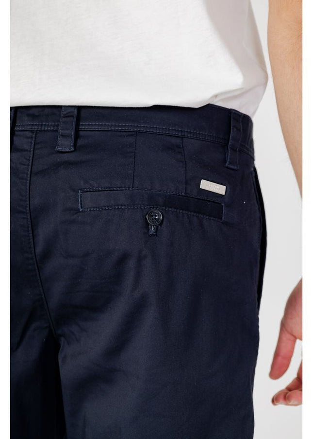 Armani Exchange Blue Cotton Short