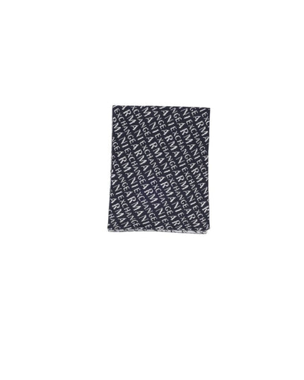 Armani Exchange Blue Polyamide Scarf