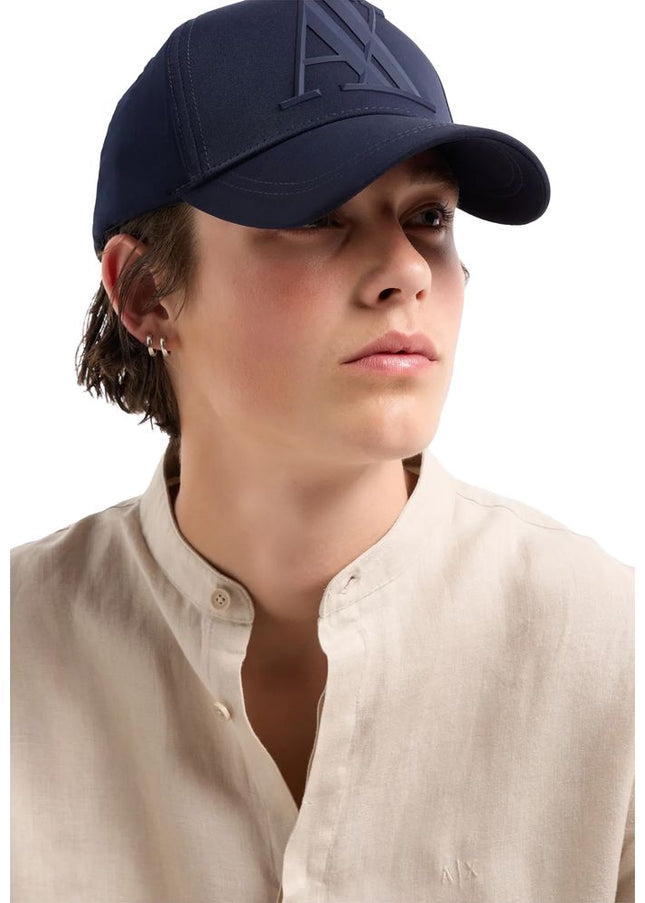 Armani Exchange Blue Polyester Hats & Cap