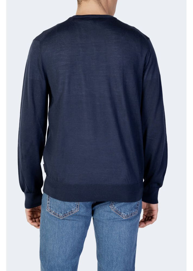 Armani Exchange Blue Wool Sweater