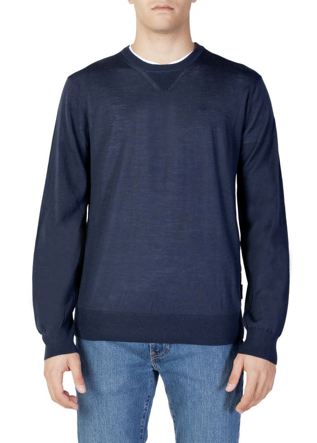 Armani Exchange Blue Wool Sweater