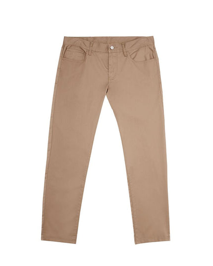 Armani Exchange Brown Cotton Jeans & Pant