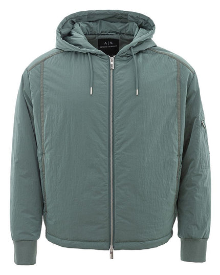 Armani Exchange Chic Green Polyamide Men's Jacket